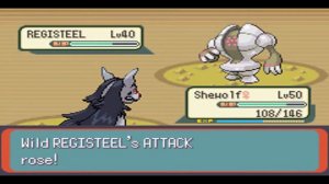 Let's Play Pokemon Emerald part 76 - registeel swings for the other team!?