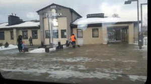 Станция Ратамка, Минское городские линии, объявление на белорусском языке в вагоне поезда