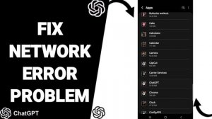 How To Fix Network Error Problem On ChatGPT App