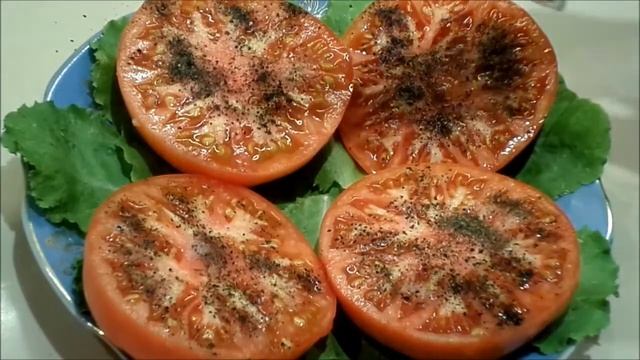 Острая закуска из помидоров и чеснока по  одесски