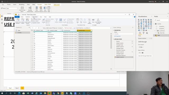 Refresh Date - How to setup the local time zone in the Power BI Service without using World Time AP смотреть онлайн