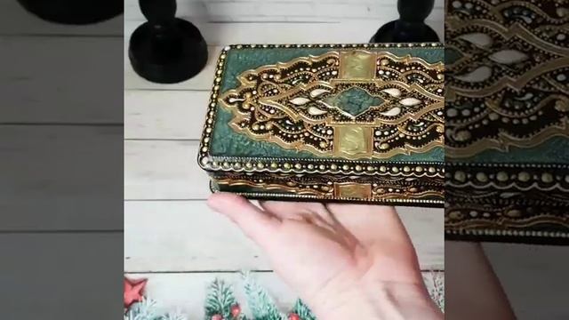 Купюрница Малахитовая шкатулка