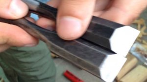 супербюджетная стамеска какури.　角利　superlow budget chisel review　 обзор