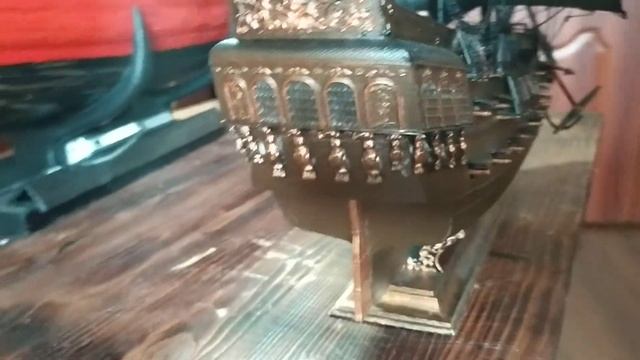 модель корабля чёрная жемчужина. смотреть онлайн