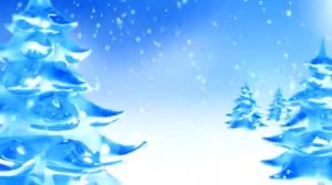 Футаж Ледяные ёлки