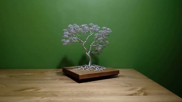 Дерево из алюминиевой проволоки 137 смотреть онлайн