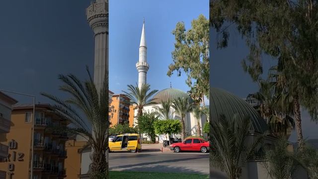 МЕЧЕТЬ в ТУРЦИИ ЗВУКИ АЗАНА? MOSQUE IN TURKEY SOUNDS OF AZAN ТУРИСТЫ в АЛАНИИ #shorts