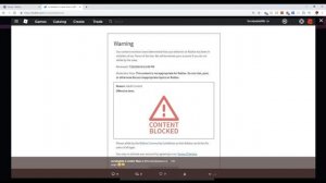 MY ROBLOX ACCOUNT WAS TERMINATED.. (GOODYBYE)