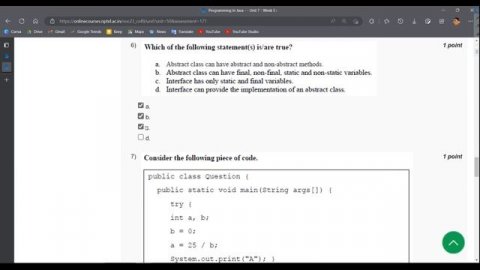 NPTEL Programming In Java WEEK 5 Quiz Assignment Solutions? | Swayam July 2023 | IIT Kharagpur
