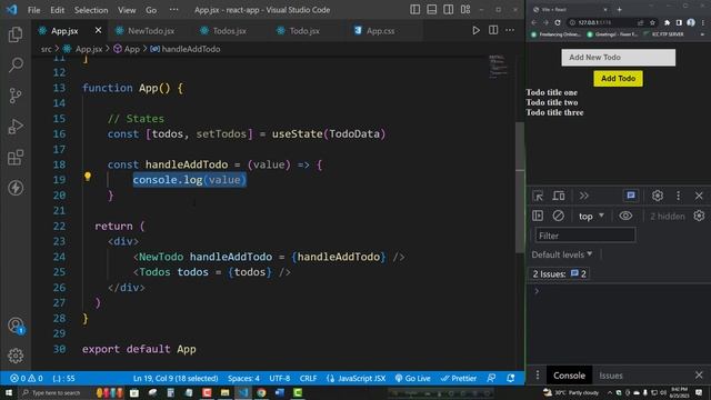 Simple Todo App with React.js смотреть онлайн