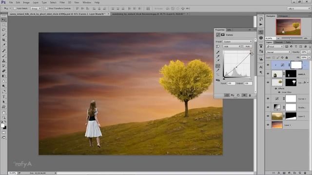 Photo Manipulation Tutorial - Tree Of Heart - Photoshop CC Tutorial смотреть онлайн