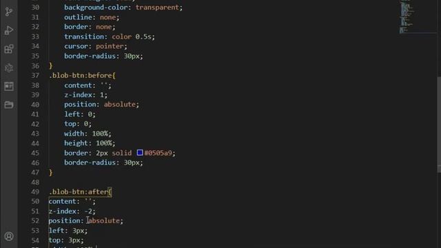 Css blob button hover effect | Html source & Css#webdevelop