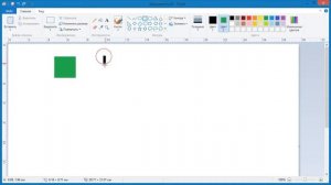 Как в Paint нарисовать квадрат