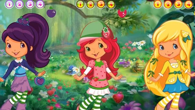 Шарлотта Земляничка - Одень Шарлотту, Лимонку и Сливку смотреть онлайн