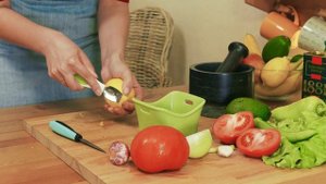 Салат из стручковой фасоли. Вегетарианский овощной рецепт