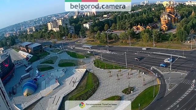 Аэростат «Белгород» с триколором. смотреть онлайн