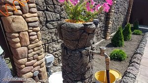 #забор #двор #дизайн Красивый забор своими руками.