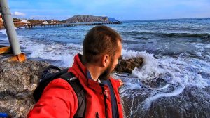 ШТОРМ В СУДАКЕ. ПОГОДА В КРЫМУ. 4 ноября 2019