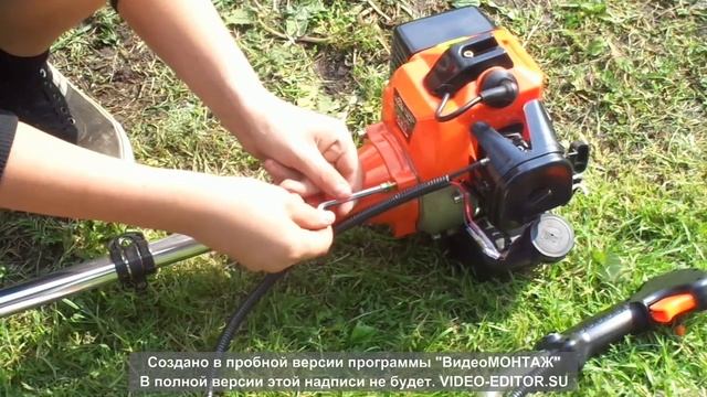 Купили бензотриммер ТехПром