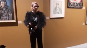 Эвелина Хромченко была замечена в музее