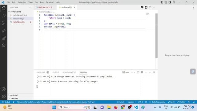 6. TypeScript - Functions | TypeScript Tutorials | English | Coding Gurukul