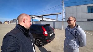 Самая красивая КАЛИНА 2 СПОРТ заезд с ГРАНТА СПОРТ. Замер 0-100