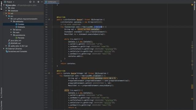 Explicação do funcionamento do JDBC com SQLite смотреть онлайн