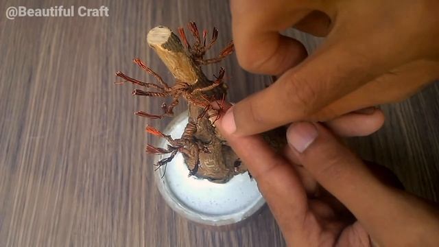 How to Make This Bonsai Tree at home | Very Beautiful Bonsai Model DIY | Realistic Bonsai Craft смотреть онлайн
