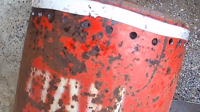 ПЕЧЬ ИЗ ГАЗОГОВО БАЛОНА || печька для казана часть №3 смотреть онлайн