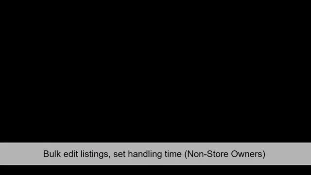 eBay announcement for sellers | Turn on store vacation and bulk edit all listing handling time 2020 смотреть онлайн