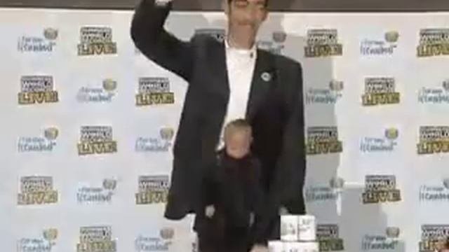 Самый высокий и самый маленький человек в мире