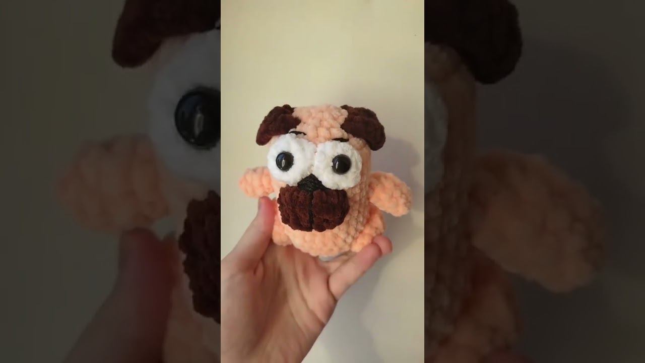 Я в телеге — wulfy_toys #handmade #вязаниекрючком #игрушкакрючком #мопскрючком