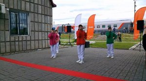 Вторая остановка Юбилейного поезда празднования 50-летия БАМа. Станция Тумнин