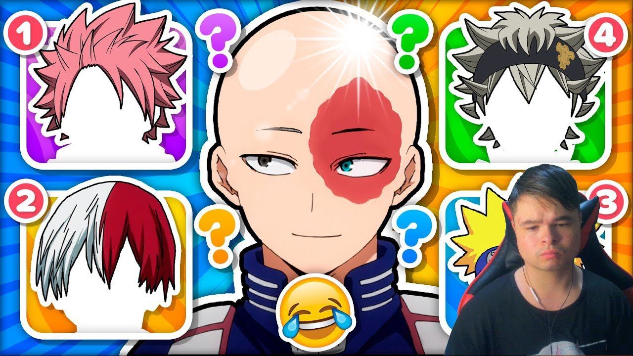 kuraidju смотрит УГАДАЙТЕ ПРИЧЕСКУ ЛЫСОГО АНИМЕ ПЕРСОНАЖА смотреть онлайн