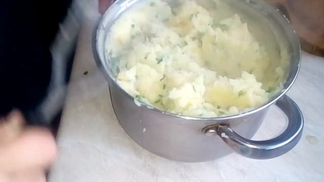 Татарская кухня "Кыстыбый с картофелем" от нас.