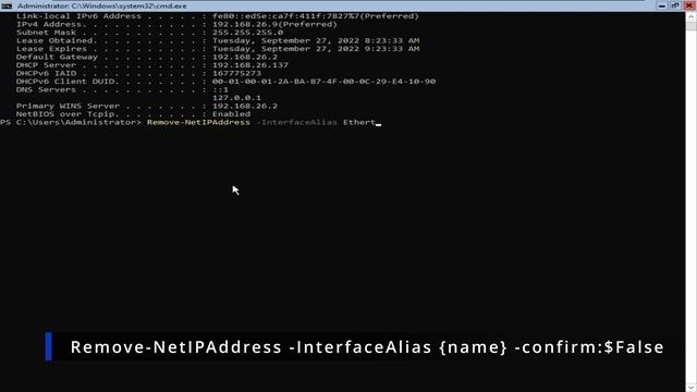 How to bypass: Failed to release DHCP lease in Windows Server 2022 Core смотреть онлайн