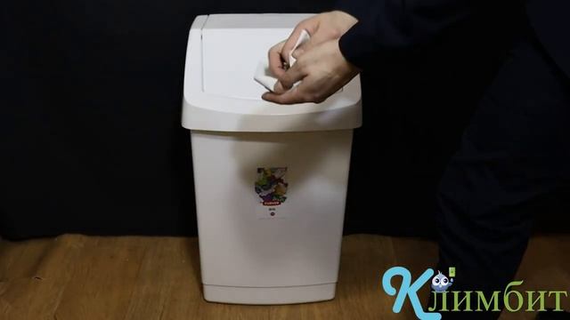 Корзина для мусора CURVER CLICK-IT 50 л _ 154792 __ Климбит смотреть онлайн