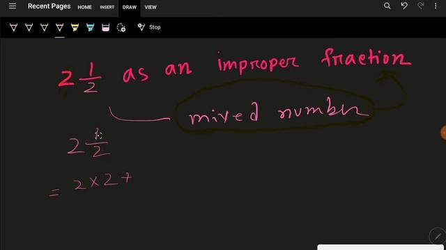 2 1/2 as an improper fraction||What is 2 and 1/2 as an improper fraction? смотреть онлайн