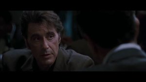 Аль Пачино и Роберт Де Ниро Разговор в Баре / Фильм Схватка 1995.