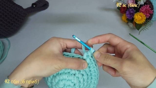 Trikotaj Ipdan Korzinka To‘qiymiz/Подвесная корзина из трикотажной пряжи/Crochet Basket T-shirt Yar