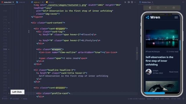 How To Create Personal Blog Website Using HTML CSS JavaScript