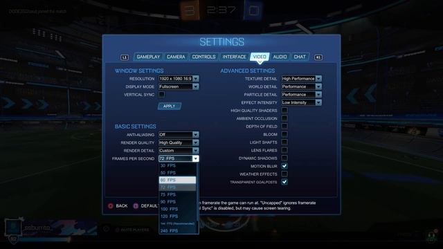 Rocket league but every goal i have to go DOWN in fps. смотреть онлайн