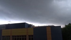 Тучи и облака в небе над Москвой 30 июня