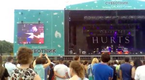 Hurts - Unspoken @ Субботник, Москва 06.07.2013