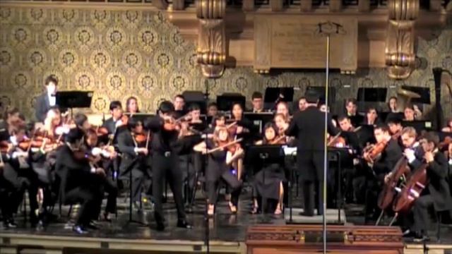 Kisho Watanabe - Shostakovich Violin Concerto No.1 Cadenza  4th movement - YSO 2008