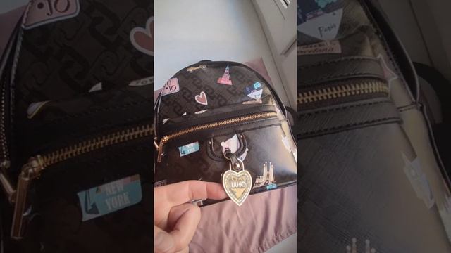 Liu Jo Рюкзак женский городской, цвет чёрный и на свету близкий к темный кофе смотреть онлайн