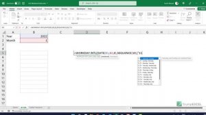 Extract Weekend Dates for Any Month in Excel (Clever Formula)