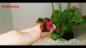 БОЖЬЯ КОРОВКА из бисера Мастер-Класс от koshka2015 - цветы из бисера, бисероплетение, Beaded ladybu