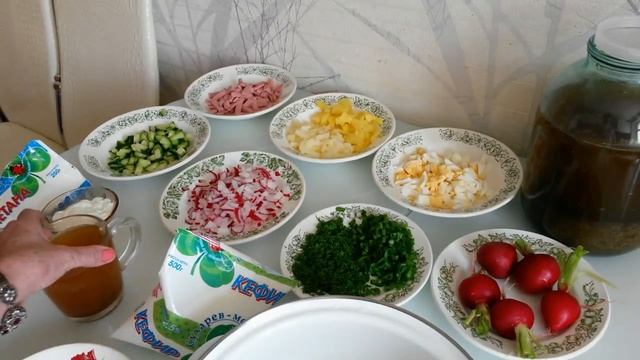 ОКРОШКА РЕЦЕПТ КЛАССИЧЕСКИЙ.