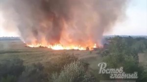 Ландшафтный пожар около Батайска_1